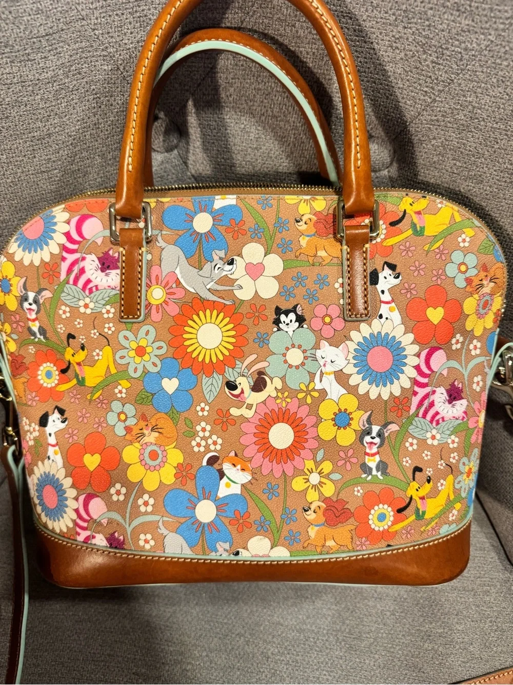 Dooney & Bourke Disney Pets Leather Satchel and Matching Wallet